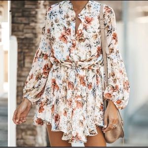 Vici Vienna Floral Mini Dress
